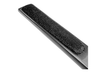 Щетка для одежды из бархата, черная, деревянная