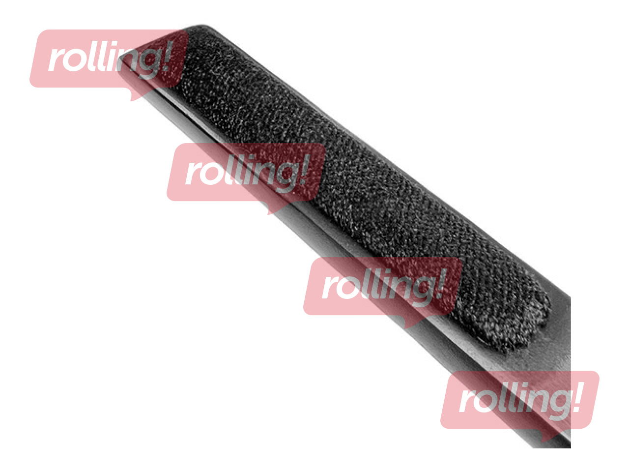 Щетка для одежды из бархата, черная, деревянная