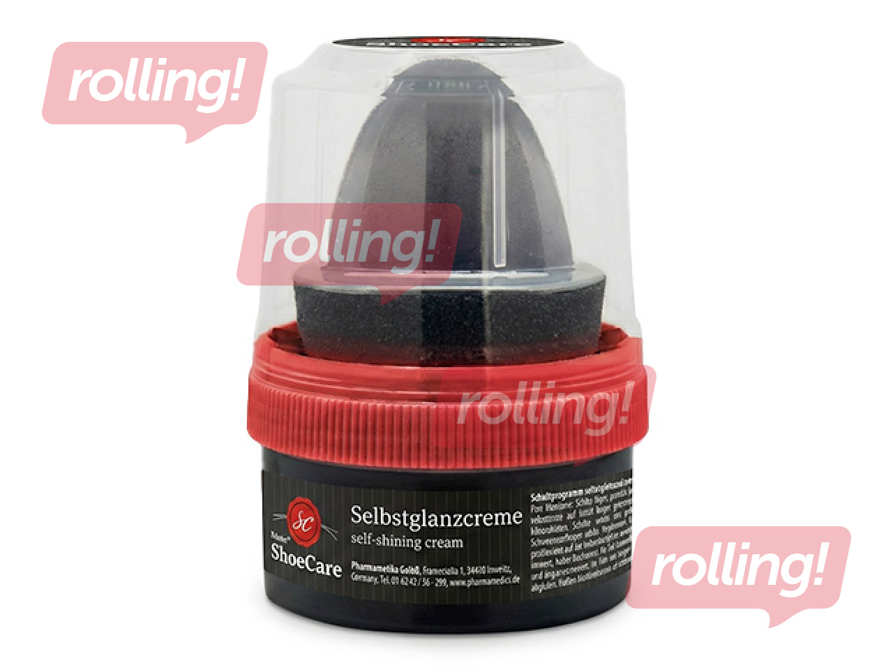 Shoe cream SC, black, 60ml