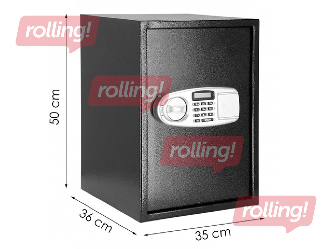 Safe Springos, 50×35×36cm