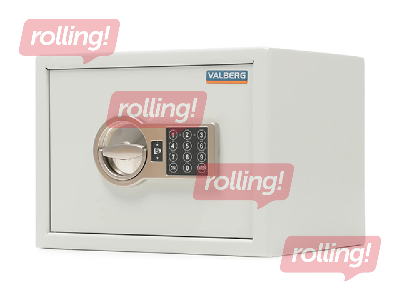 Сейф Valberg Arsenal 25 EL, светло-серый, 25×34×28см