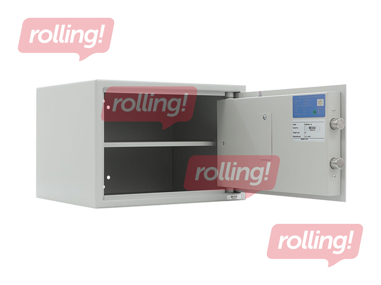 Seifs Valberg Arsenal 30 EL, gaiši pelēks, 30×44×35.5cm