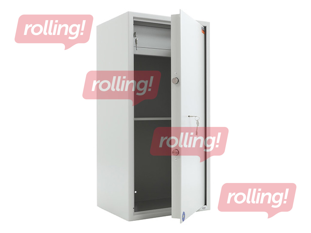 Seifs Valberg Arsenal 90 T, gaiši pelēks, 90×44×35.5cm