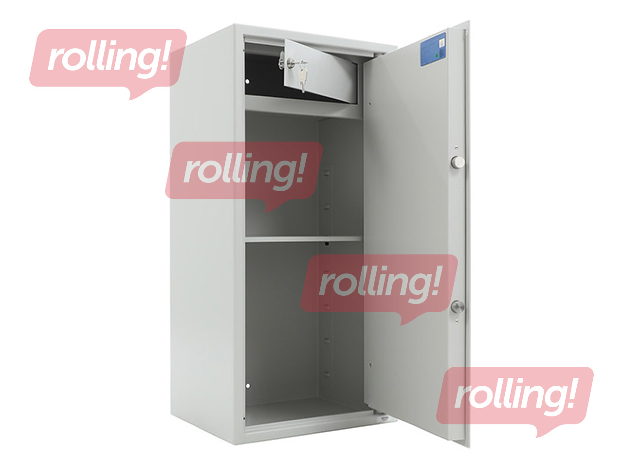 Seifs Valberg Arsenal 90 T EL, gaiši pelēks, 90×44×35.5cm