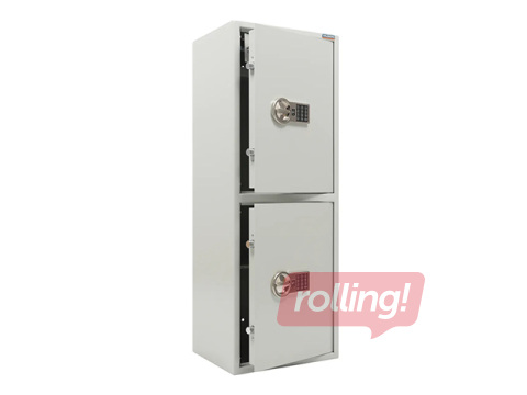 Safe Valberg Arsenal 120 T/2 EL, light grey, 120×44×35.5cm