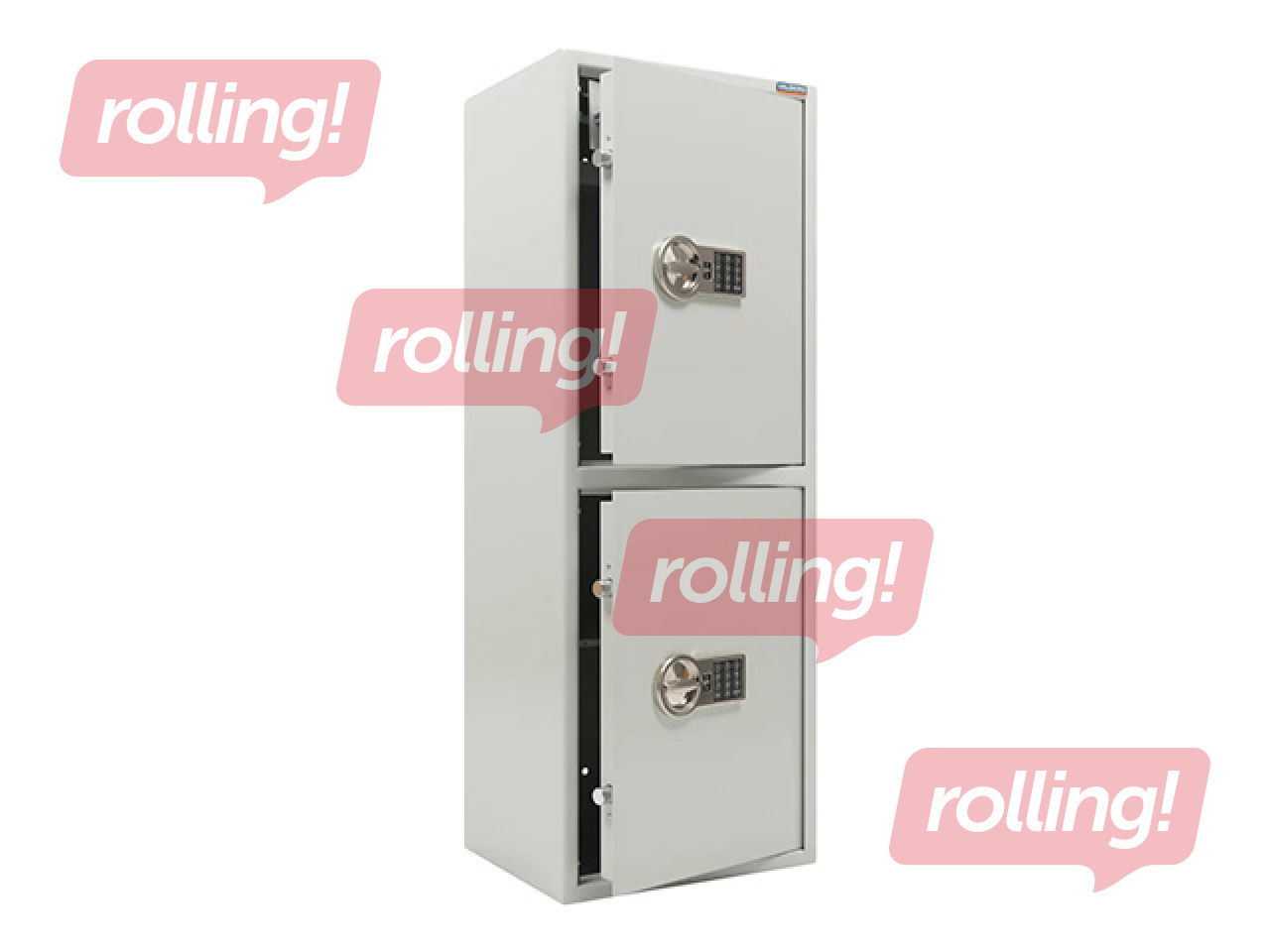 Safe Valberg Arsenal 120 T/2 EL, light grey, 120×44×35.5cm