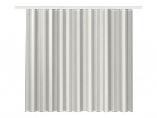 Shower curtain Rayen, PEVA, white, beige, 180x200cm