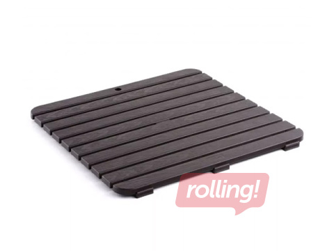 Paliktnis dušas telpai Tatay, brūns, 55x55cm