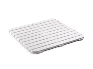 Paliktnis dušas telpai Tatay, balts, 55x55cm