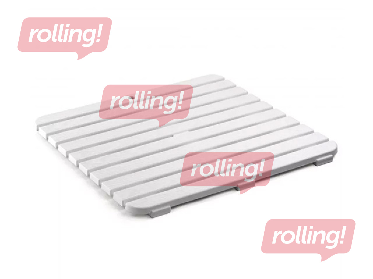 Paliktnis dušas telpai Tatay, balts, 55x55cm