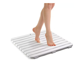 Shower mat Tatay, white, 55x55cm