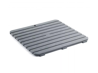 Paliktnis dušas telpai Tatay, pelēks, 55x55cm