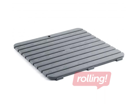 Shower mat Tatay, gray, 55 x 55cm