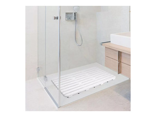 Dušialusmatt Tatay, valge, 80x50cm