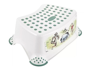 Step stool Keeeper Tomek Winnie the Pooh, white, 40.5x28.5x14cm