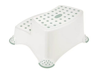 Divpakāpienu soliņš Keeeper Igor Winnie the Pooh, balts, 40x37x21cm