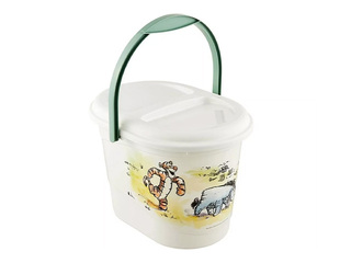 Autiņu tvertne Keeeper Karol Winnie the Pooh, balta, 37x29.5x27.5cm