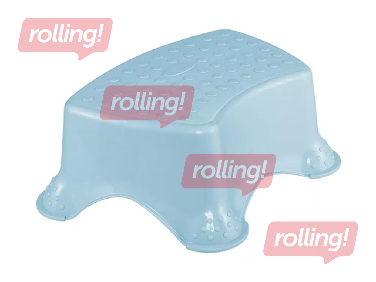 Pakāpienu soliņš Keeeper Tomek Pure, zils, 40.5x28.5x14cm