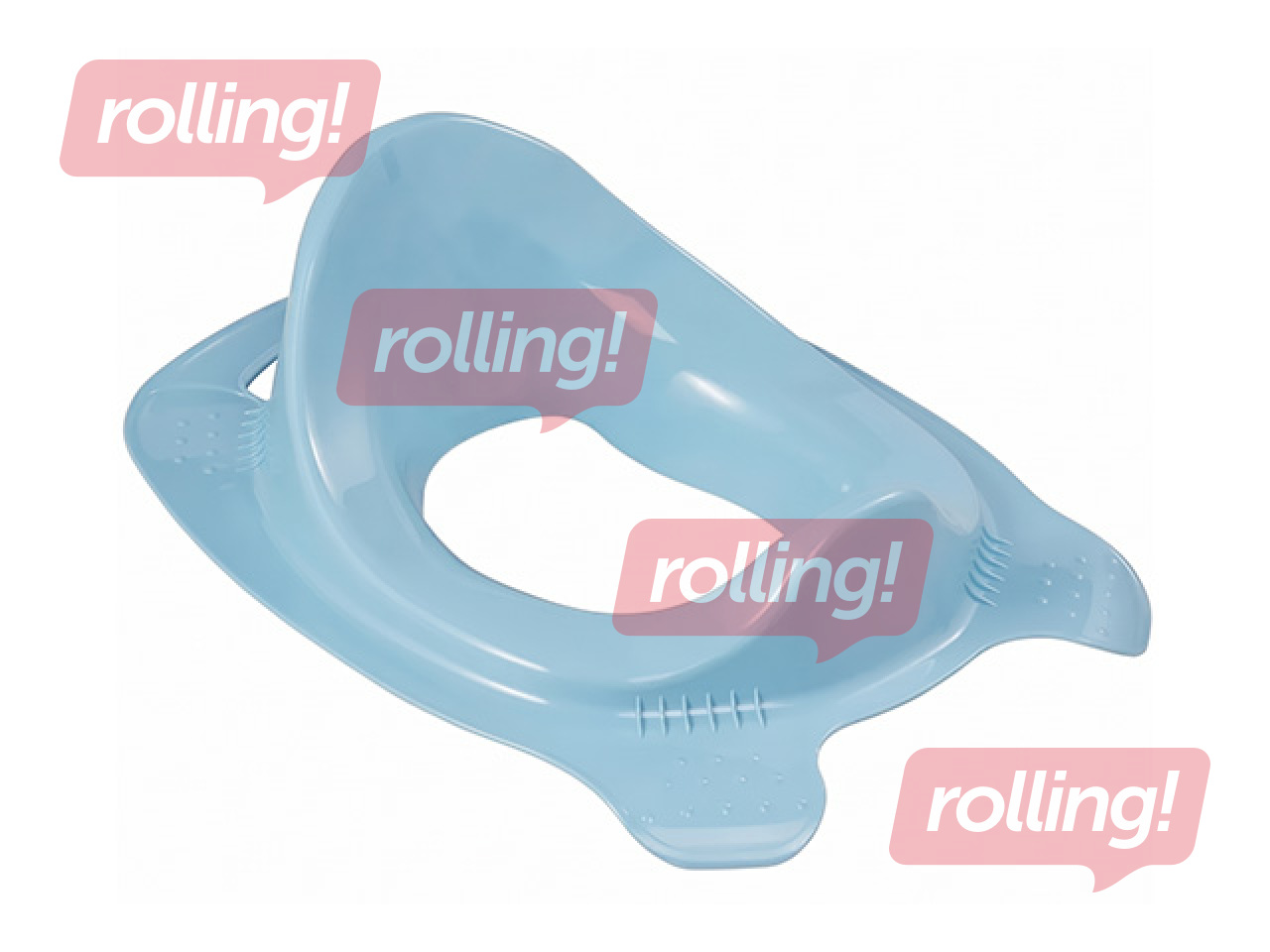 Tualetes mācību sēdeklītis Keeeper Zuza Pure, zils, 28x37x14cm