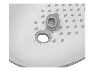 Bērnu vanniņa Keeeper Maja Pure, salokāma, ar korķi, pelēka, 48x82x23.5cm