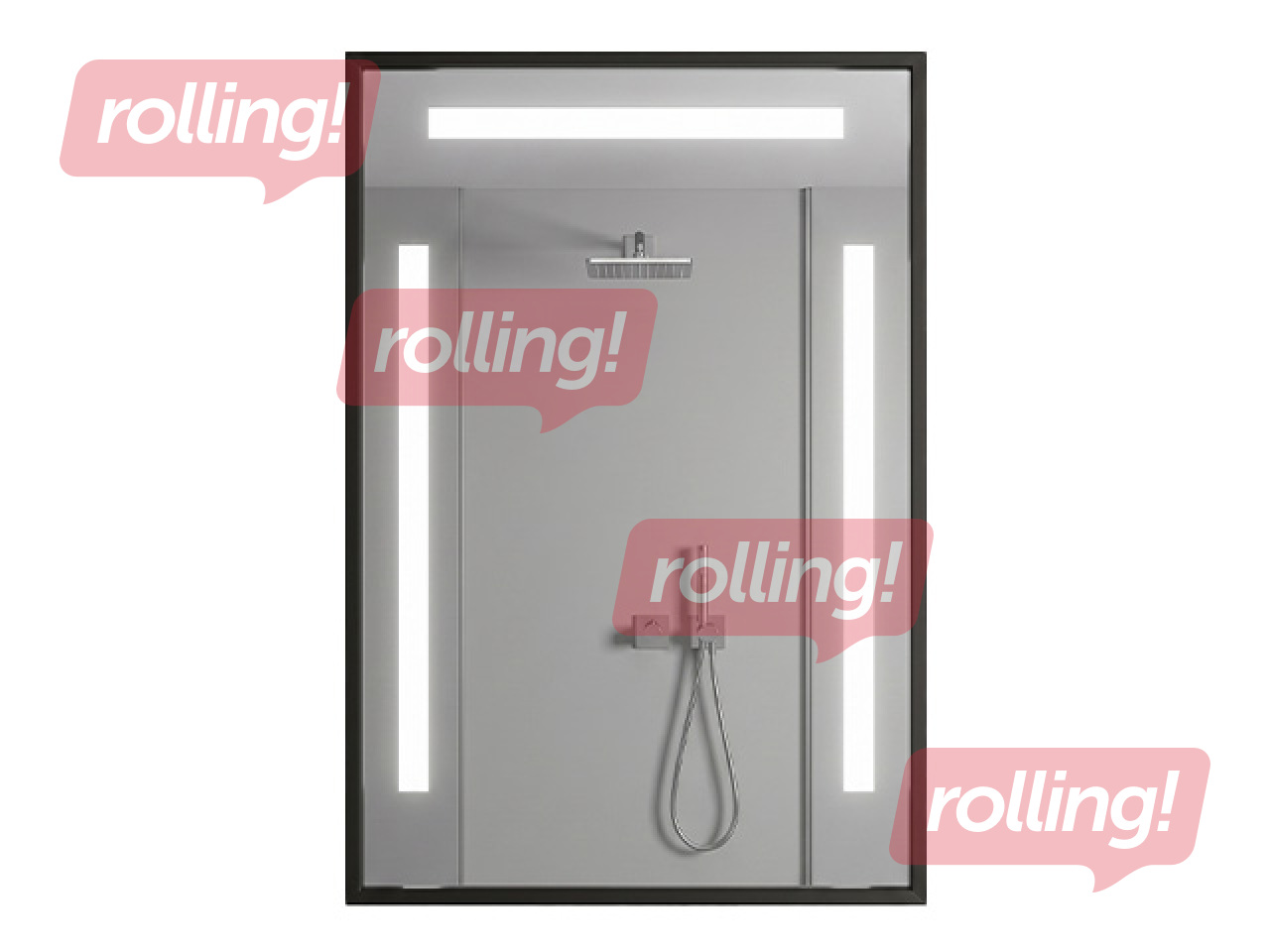 Seinapeegel Vento Torino, LED, 50x70cm