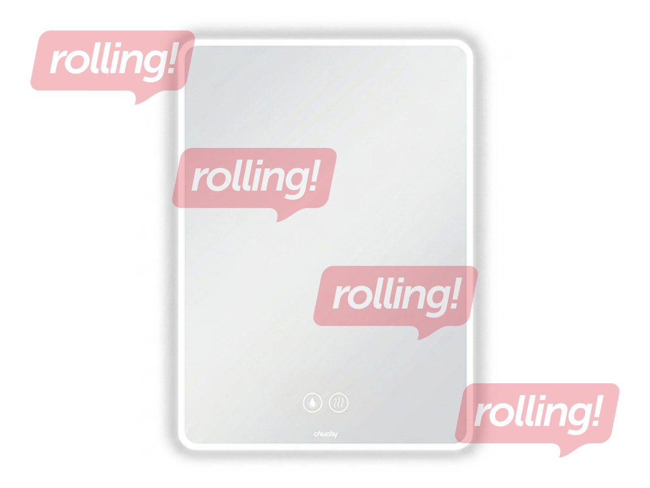 Sienas spogulis, LED, 50x70cm