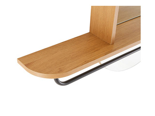 Sienas spogulis Aalborg, ar plauktu, 92x15x93cm