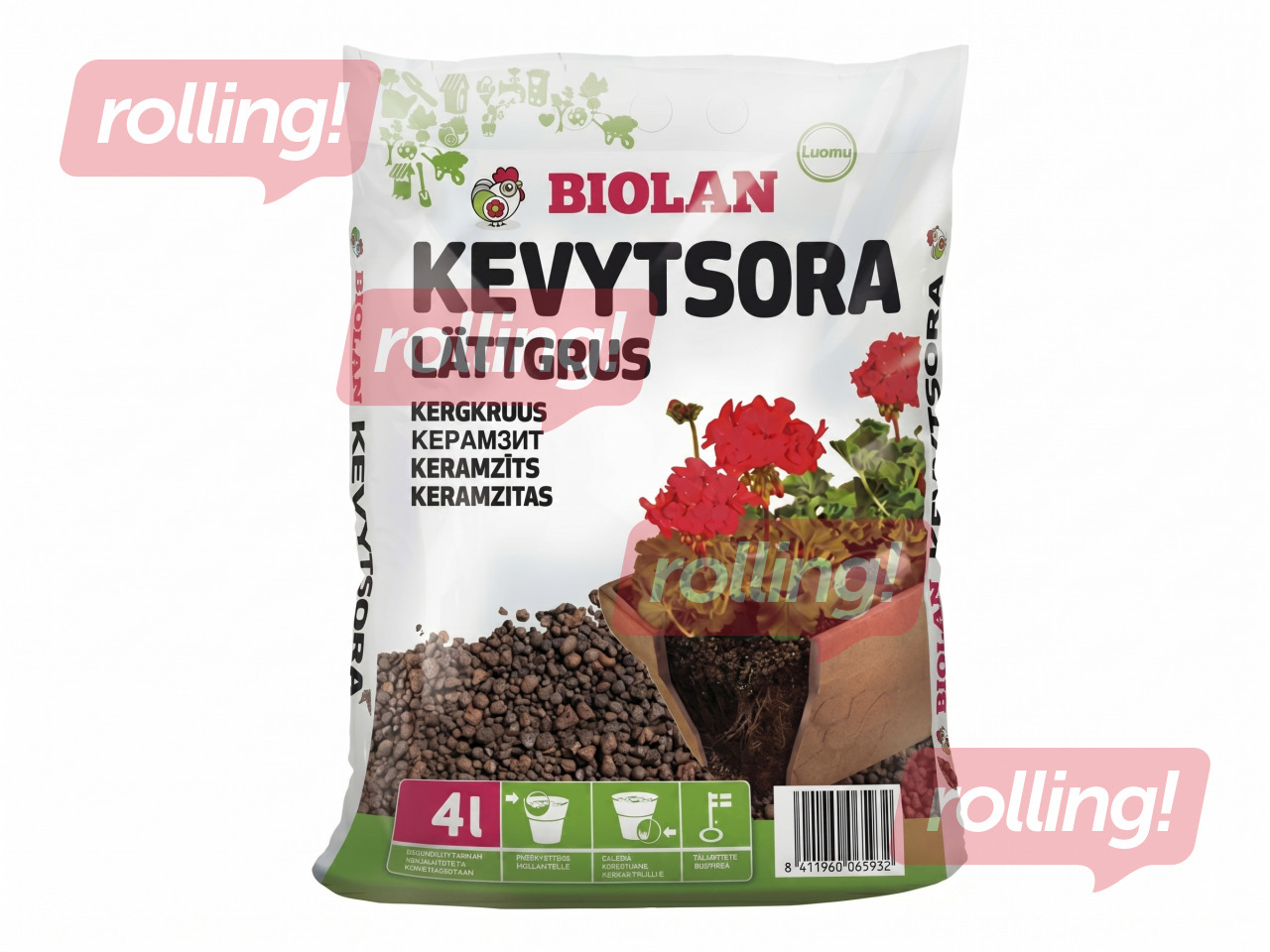 Keramikas drenāža Biolan, keramzīts, 4l