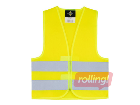 Helkurvest, lastele, suurus XXS, 3-4 aastat, kollane