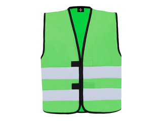 Reflective vest, for children, size XXS, 3-4 years, green