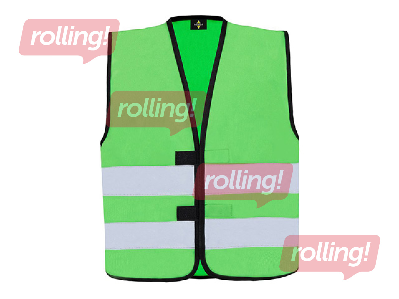 Helkurvest, laste, suurus XS, 4-6 aastat, roheline