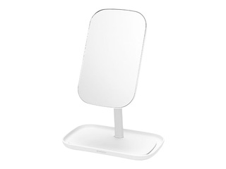 Косметическое зеркало Brabantia, с органайзером, белое, 12.6x20x28.3см