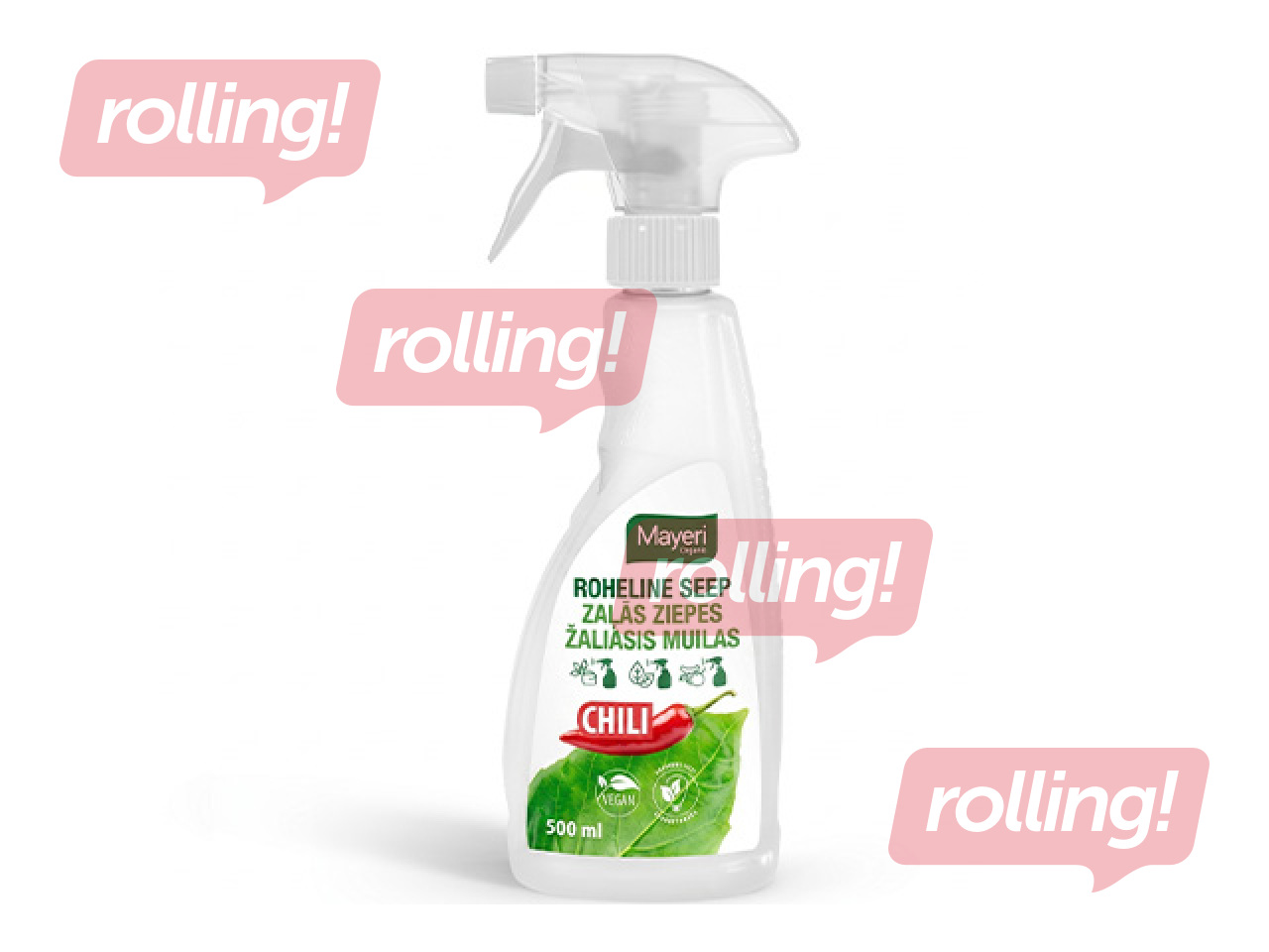 Zaļās ziepes Mayeri, ar čili, 500ml
