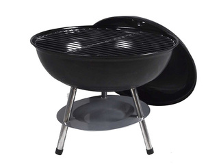 Kokogļu grils Flammifera BBQ, melns, Ø36.5cm