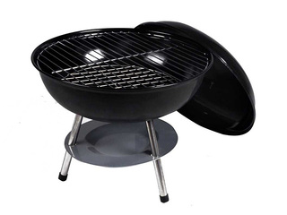 Kokogļu grils Flammifera BBQ, melns, Ø36.5cm