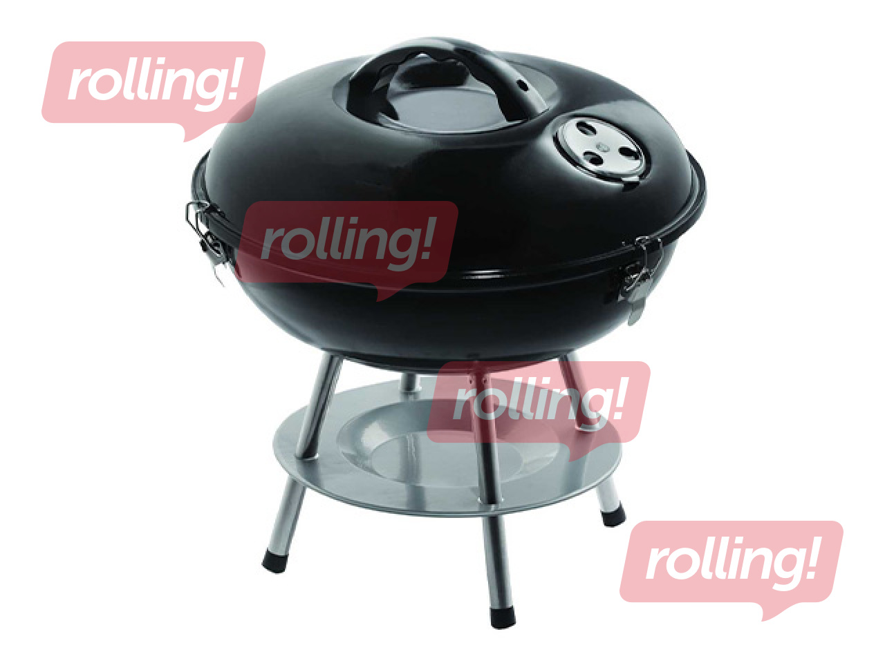 Söegrill Flammifera BBQ, must, Ø36.5cm