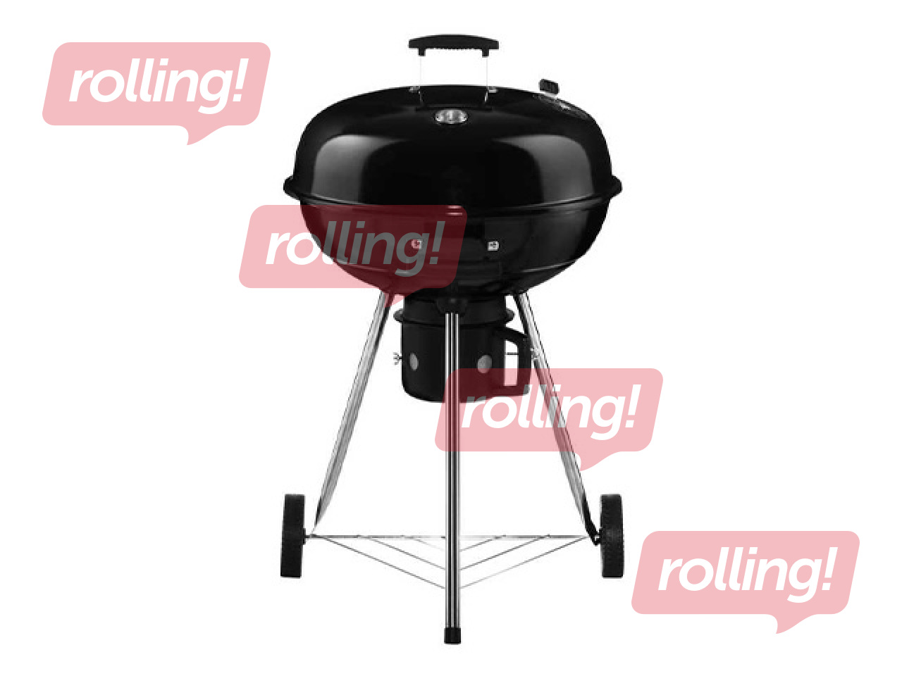 Kokogļu grils Mustang Basic 57, ar riteņiem, Ø59cm