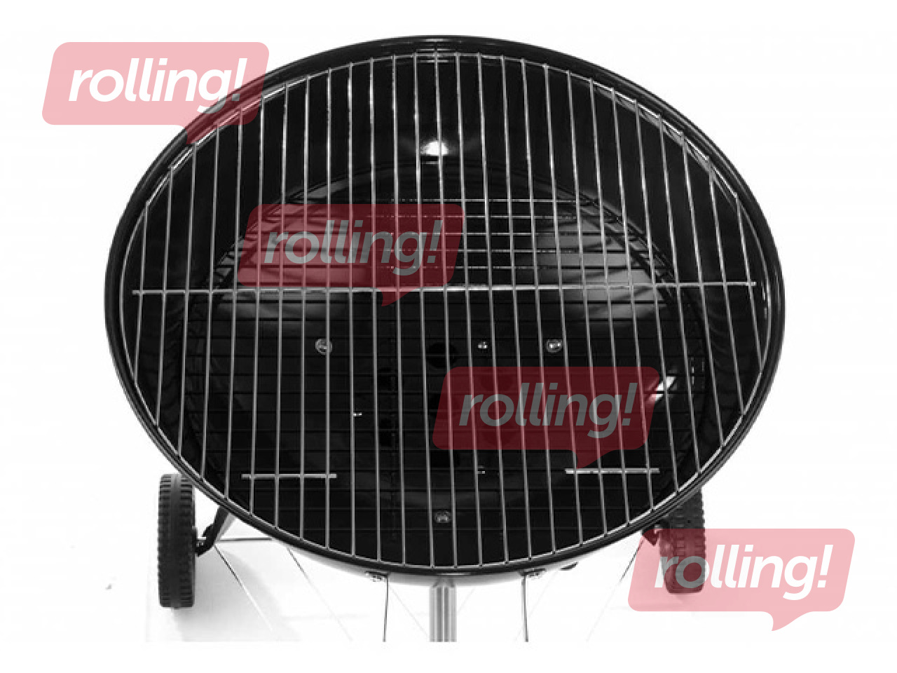 Kokogļu grils Mustang Basic 57, ar riteņiem, Ø59cm