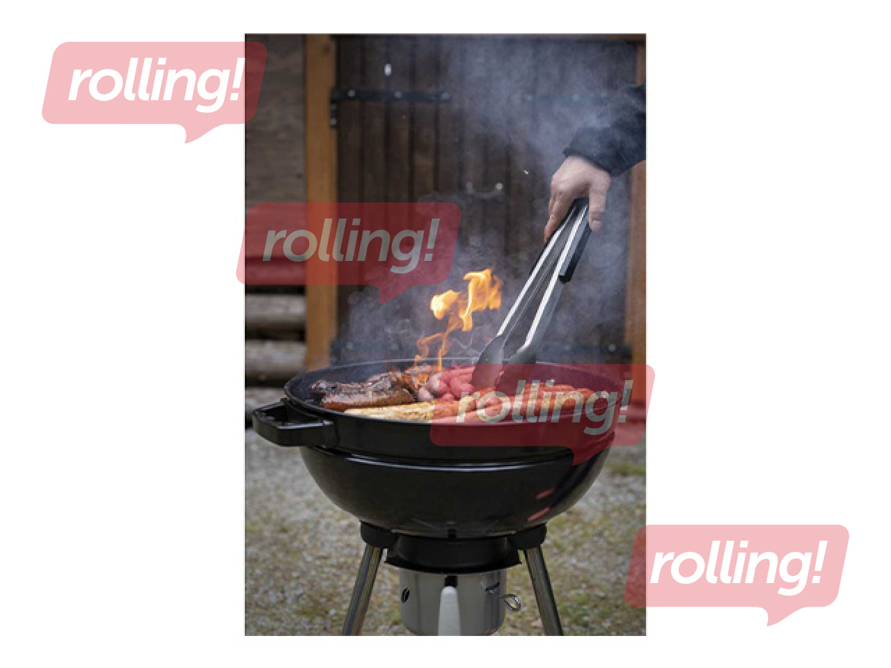 Kokogļu grils Mustang Basic 57, ar riteņiem, Ø59cm