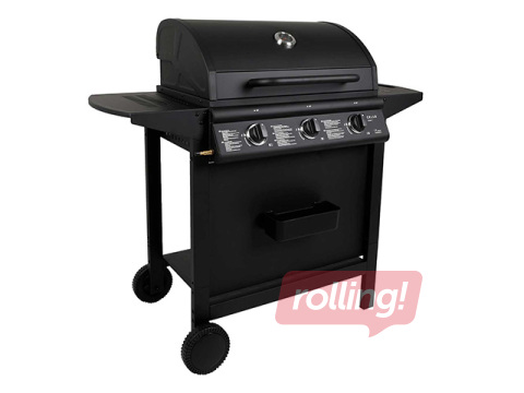 Gaasigrill Cello Gesto 3, 2 põletiga, 52x119x106cm