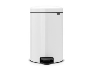 Pedal bin NewIcon, white, 20l