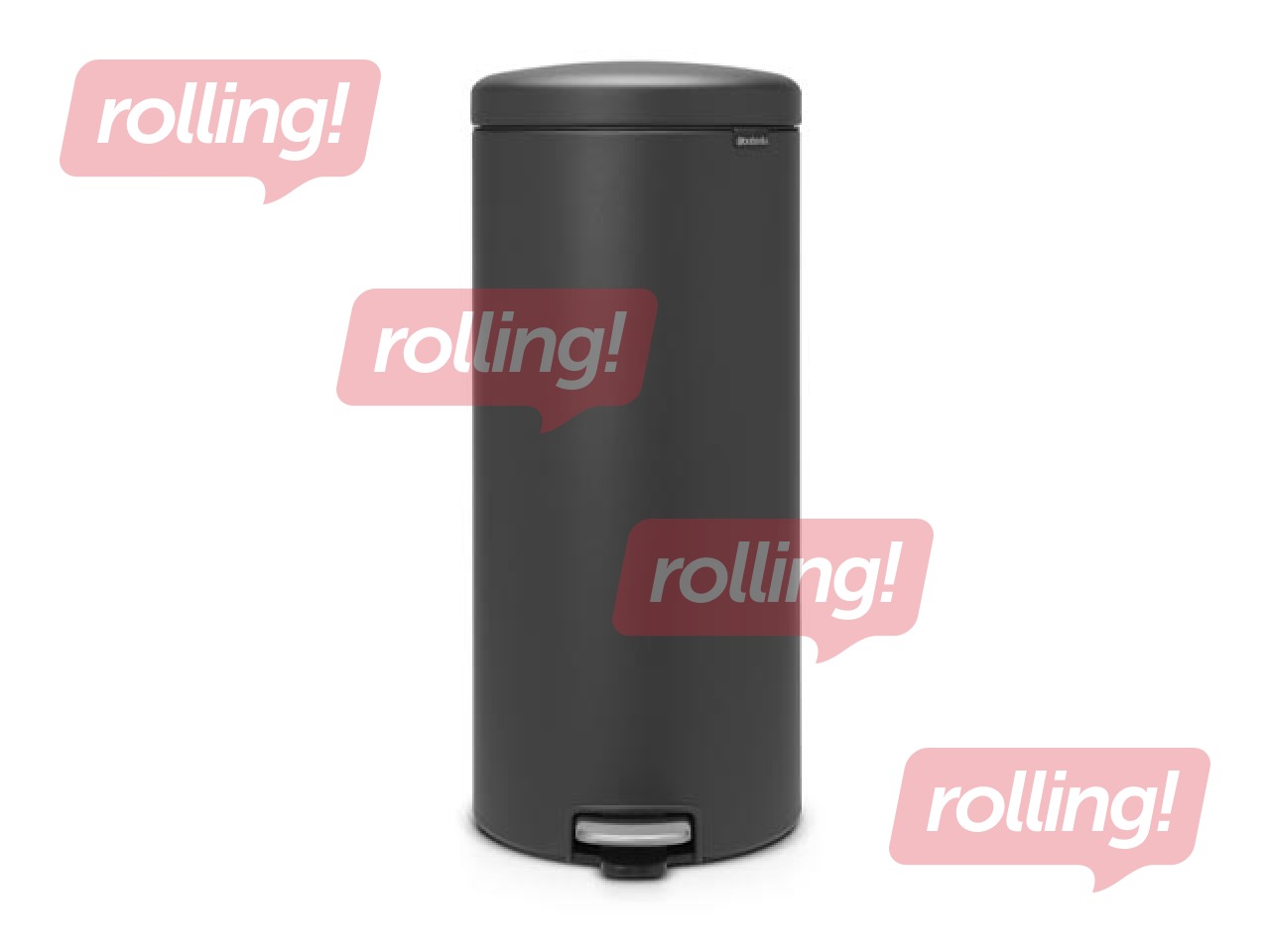 Pedal bin NewIcon, mineral grey, 30l