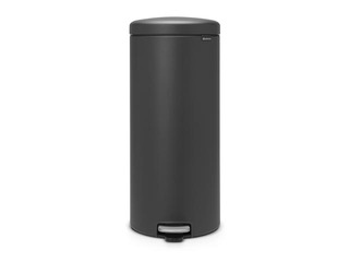 Pedaliga prügikast NewIcon, mineraalhall, 30l