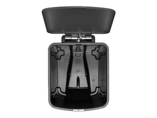 Atkritumu tvertne ar pedāli StepUp, tumši pelēka, 25l