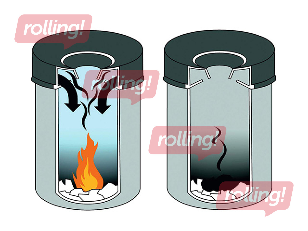 Atkritumu tvertne tērauda, Durable Safe+, melna, 60l