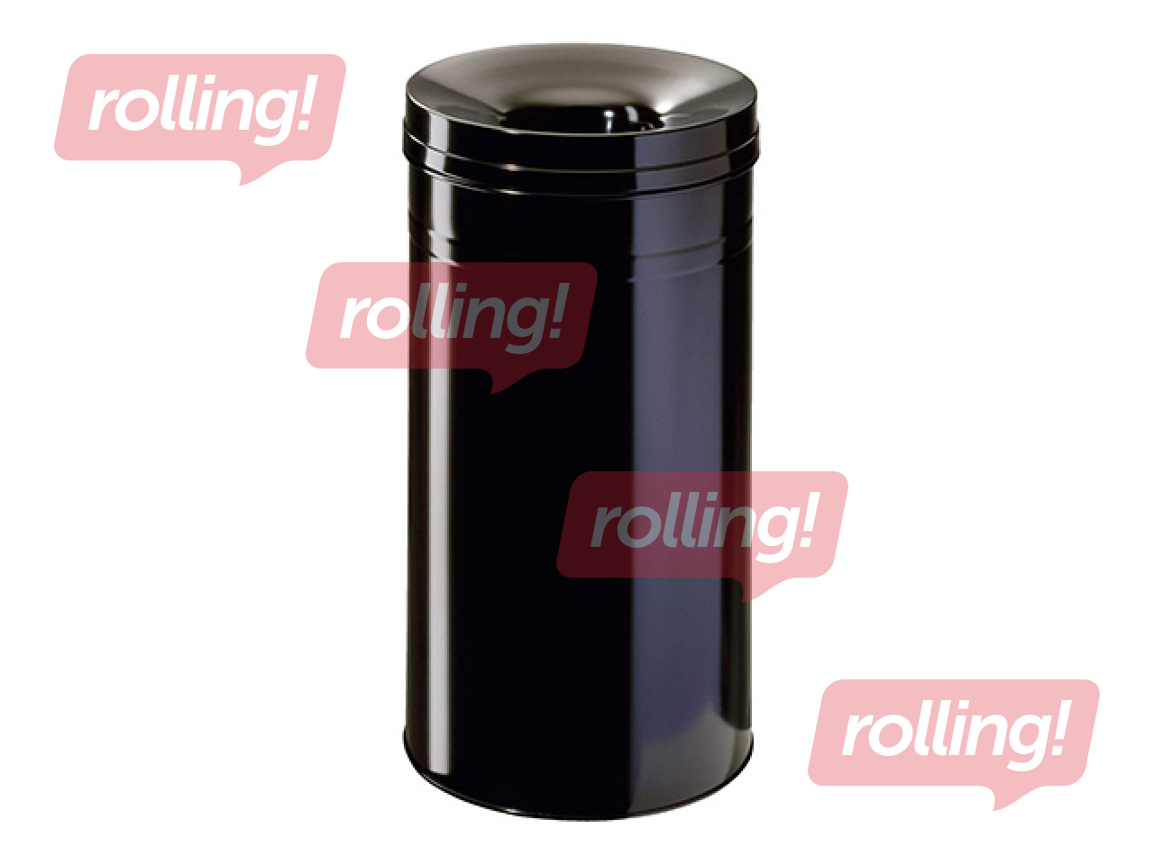 Waste basket Durable, Safe+, black, 60l