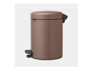Atkritumu tvertne ar pedāli Brabantia, NewIcon, satīna pelēkbrūna, 5l