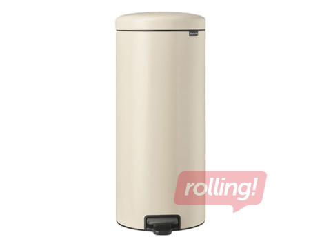 Atkritumu tvertne ar pedāli Brabantia, NewIcon, maigi bēša, 30l