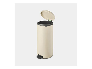 Ведро для мусора с педалью Brabantia, NewIcon, нежно-бежевое, 30л