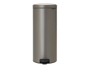  Ведро для мусора с педалью Brabantia, NewIcon, платиновое, 30л